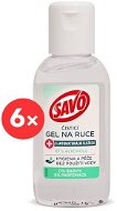SAVO Hand Cleansing Gel 6 × 50ml - Antibacterial Gel