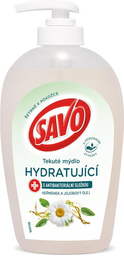 SAVO Liquid Moisturizing Soap with Antibacterial Ingredient Chamomile & Jojoba Oil 250ml - Liquid Soap - Main image