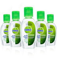 DETTOL Antibakteriális kézfertőtlenítő gél, 5 × 50 ml - Kézfertőtlenítő gél