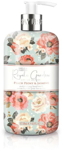 BAYLIS &amp; HARDING Liquid hand soap - Peach Peony &amp; Jasmine 500 ml - Liquid Soap - Main image