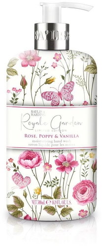 BAYLIS &amp; HARDING Liquid hand soap - Rose Poppy &amp; Vanilla 500 ml - Liquid Soap - Main image