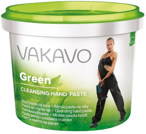 VAKAVO Hand Wash Paste Green 500 g - Liquid Soap - Main image