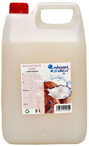 VYBAVENIPROUKLID.CZ Creamy Liquid Soap with the Scent of Coconut, 5l - Liquid Soap - Main image