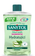 SANYTOL Dezinfekčné mydlo hydratujúce, náhradná náplň 500 ml - Tekuté mydlo