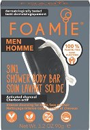Tuhé mydlo FOAMIE 3 in 1 Shower Body Bar For Men What A Man 90 g - Tuhé mýdlo