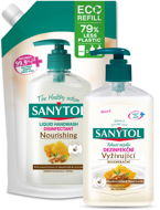 SANYTOL Duopack Dezinfekční mýdlo vyživující 250 ml + náplň 500 ml - Liquid Soap