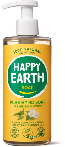 HAPPY EARTH Jázmin & Kámfor folyékony szappan 300 ml - Folyékony szappan - Fő fotó