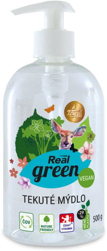 REAL GREEN liquid soap 500 g - Liquid Soap - Main image
