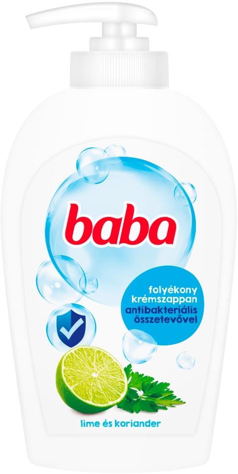 Baba antibakteriális folyékony szappan lime kivonattal 250 ml