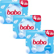 BABA Triopack  lanolinos szappan 4 × 90 g - Szappan