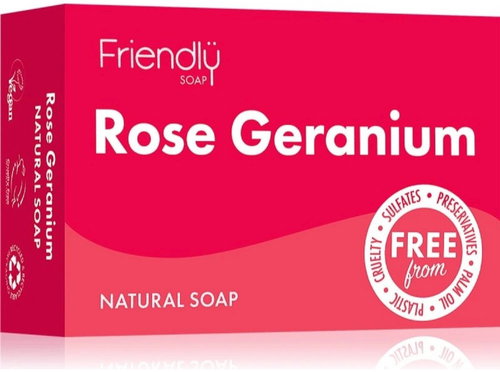 Friendly Soap Natural geranium soap - Bar Soap - Main image