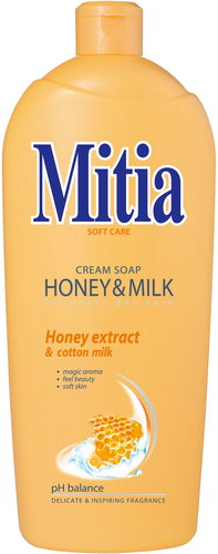 MITIA Honey & Milk 1 l - Liquid Soap - Main image
