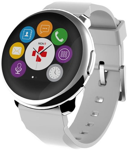 MyKronoz ZeRound White Silver - Smart Watch - Main image