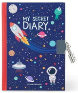 Legami My Secret Diary - Secret Diary with Padlock - Space - Journal