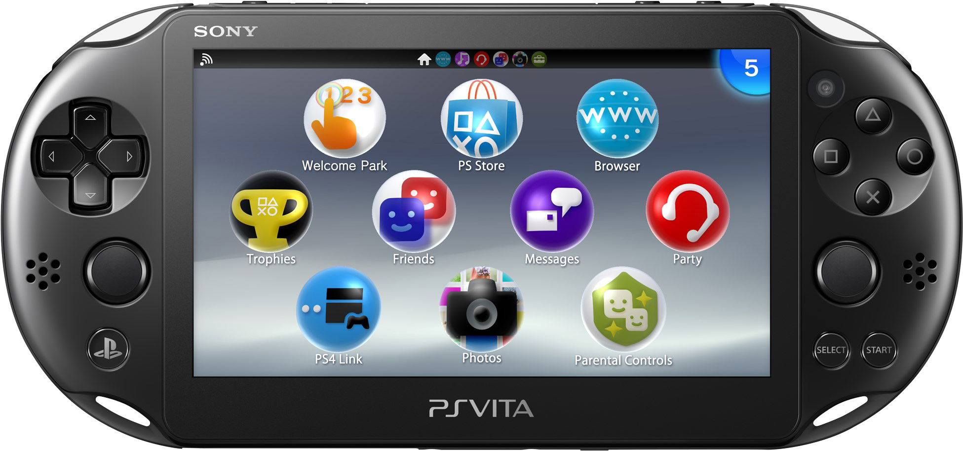 PlayStation Vita PCH-2000/Wi-fi/ Black Hits Mega Pack + 8GB Memory