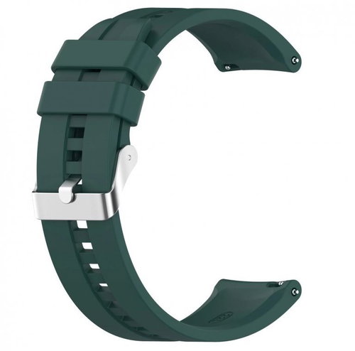 Dark Green Silicone Strap 22mm - Watch Strap - Main image