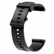 Black Sport Silicone Strap 20mm - Watch Strap
