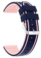 Blue and Pink Silicone Strap 22mm - Watch Strap