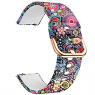 Silicone Strap 20mm Mandala Pattern - Watch Strap