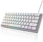 MageGee TS91-W Membrane Keyboard - US - Gaming-Tastatur