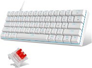 MageGee STAR61-W Mechanical Keyboard - US - Gaming-Tastatur