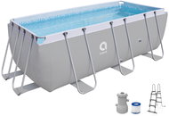 Bazén s pevnou stěnou Steel Super 400 × 200 × 99 cm set s filtrací - Bazén