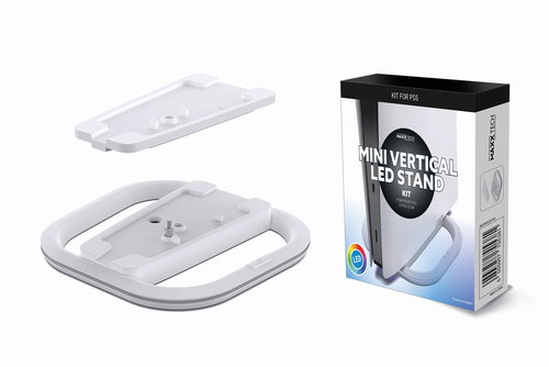 Maxx Tech Vertikaler LED-Ständer für PS5 (alle Versionen) - Ständer für Spielkonsole - Hauptbild