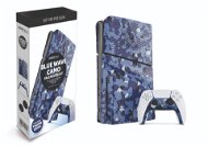 Maxx Tech PS5 Slim Faceplates Kit - Blue Wave - Gaming Console Case