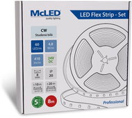 McLED Set LED strip 8m, CW, 4,8W/m - LED Light Strip