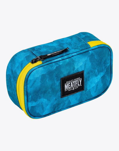 Meatfly XL Pencil Case, Mountains Blue - School Case - Main image