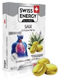 Swiss Energy Sage + 20 Herbal Pastilles 12 - Herbal Lozenges - Main image