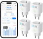 Meross Matter Compatible Smart Wi-Fi Plug with Energy Monitor (4 pack) - Chytrá zásuvka