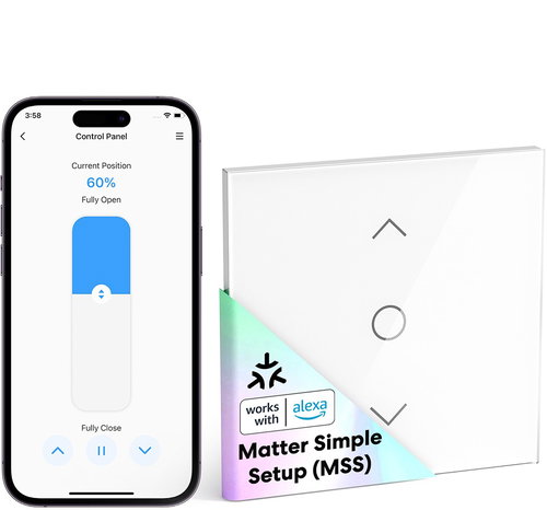 Meross Smart Wi-Fi Roller Shutter Timer - Light Switch - Main image
