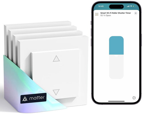 Meross Smart Wi-Fi Roller Shutter Timer (4 pack) - Light Switch - Main image