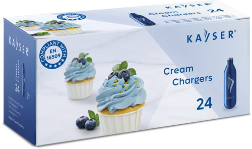 Kayser Disposable Whipped Cream Bottles 24 pcs - Whipped Cream Cartridges - Main image