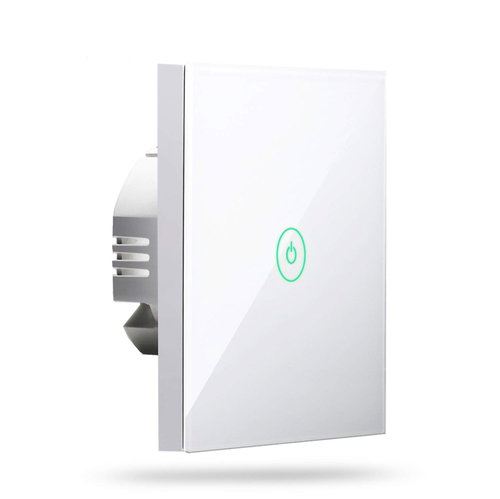 Meross UK/EU Smart WiFi Wall Switch White - 1 Gang - Umschalter - Hauptbild