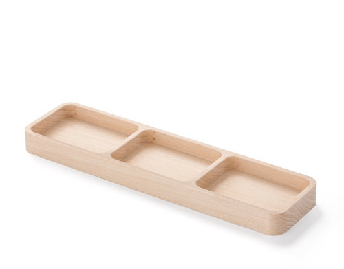 METRIE Kvida-1226 Wooden bowl, solid wood, size 260 × 70 mm - Small Bowl - Main image