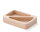 Kvida-3110 Wooden bowl, solid wood, size 100 × 70 mm