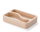 Kvida-4110 Wooden bowl, solid wood, size 100 × 70 mm