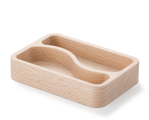 Metrie Kvida-4110 Wooden bowl, solid wood, size 100 × 70 mm - Small Bowl - Main image