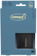 3M Command™ Decor malý kovový háček na župan do koupelny DCRB01MB-EU, matný černý, 1 háček + 6 pásků - Bathroom Hook