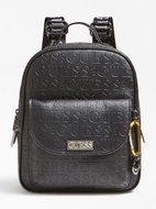 GUESS Lola Debossed Logo Maxi Backpack - Black - Backpack