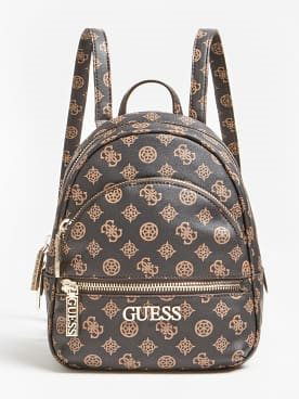 guess mini backpack brown