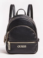 GUESS Manhattan Multi-Functional Pocket Logo Backpack, Black - Backpack