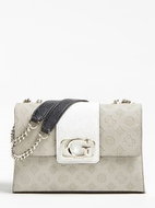 GUESS Emilia Peony Logo GUESS Taupe Multi - Handbag