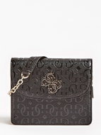 GUESS Chic Shine 4g Logo Mini GUESS Black - Handbag