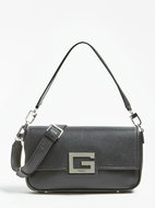 GUESS Brightside Shoulder Bag - Black - Handbag