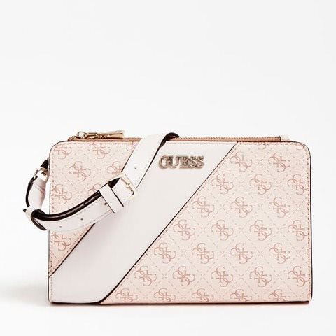 GUESS Camy 4g Logo Crossbody Blush Multi Handbag Alza.cz