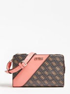 GUESS Camy 4g Logo Crossbody - Brown Multi - Handbag