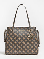 GUESS Digital 4g Peony Logo Shopper - Brown - Handbag